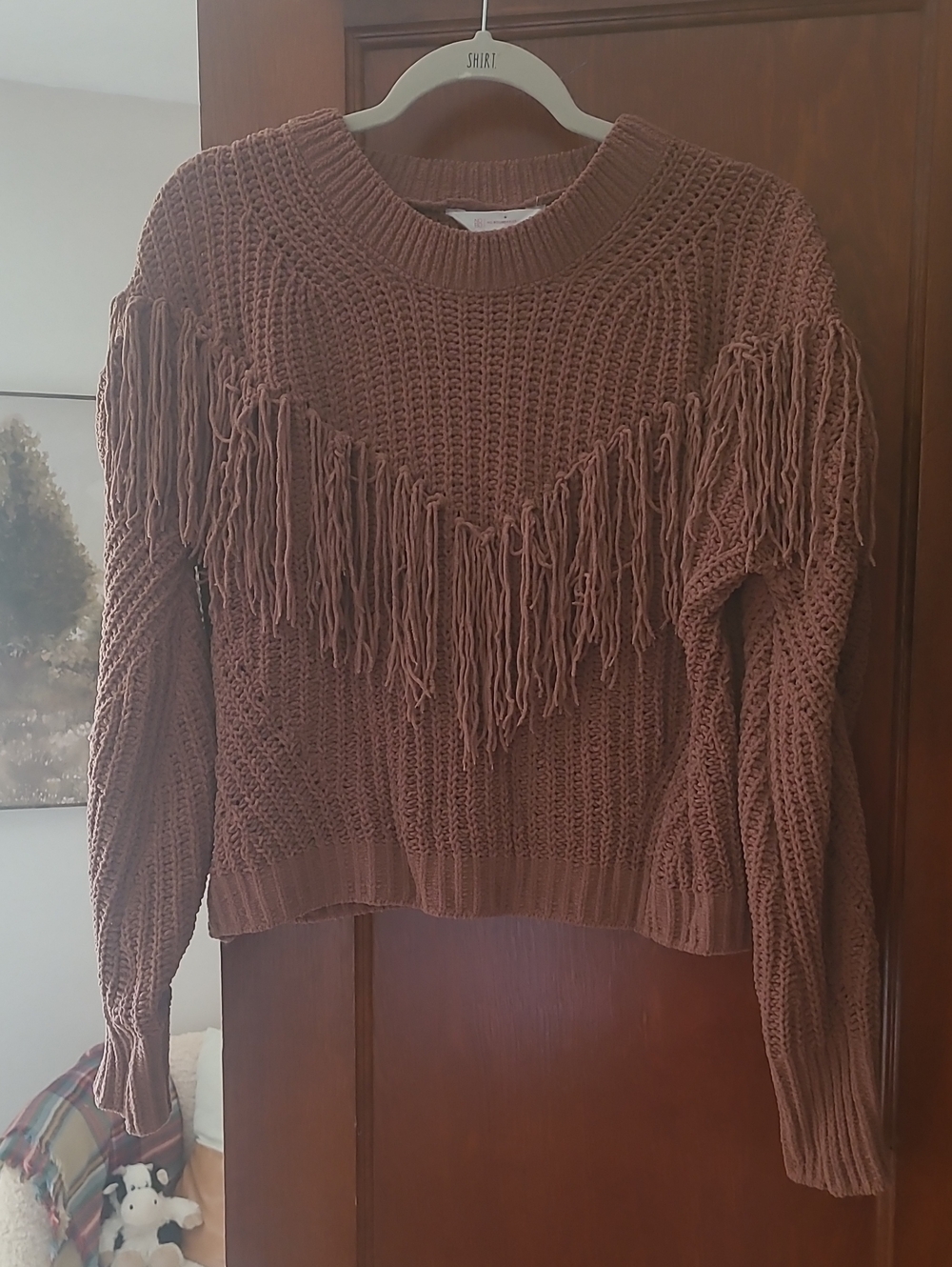 Cowboy Style Crewneck Sweater